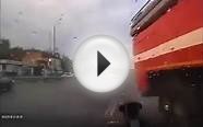 Экстремальное вождение грузовиков на трассе