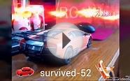 RC ДРИФТ с камерой возле спойлера . (вид спериди )